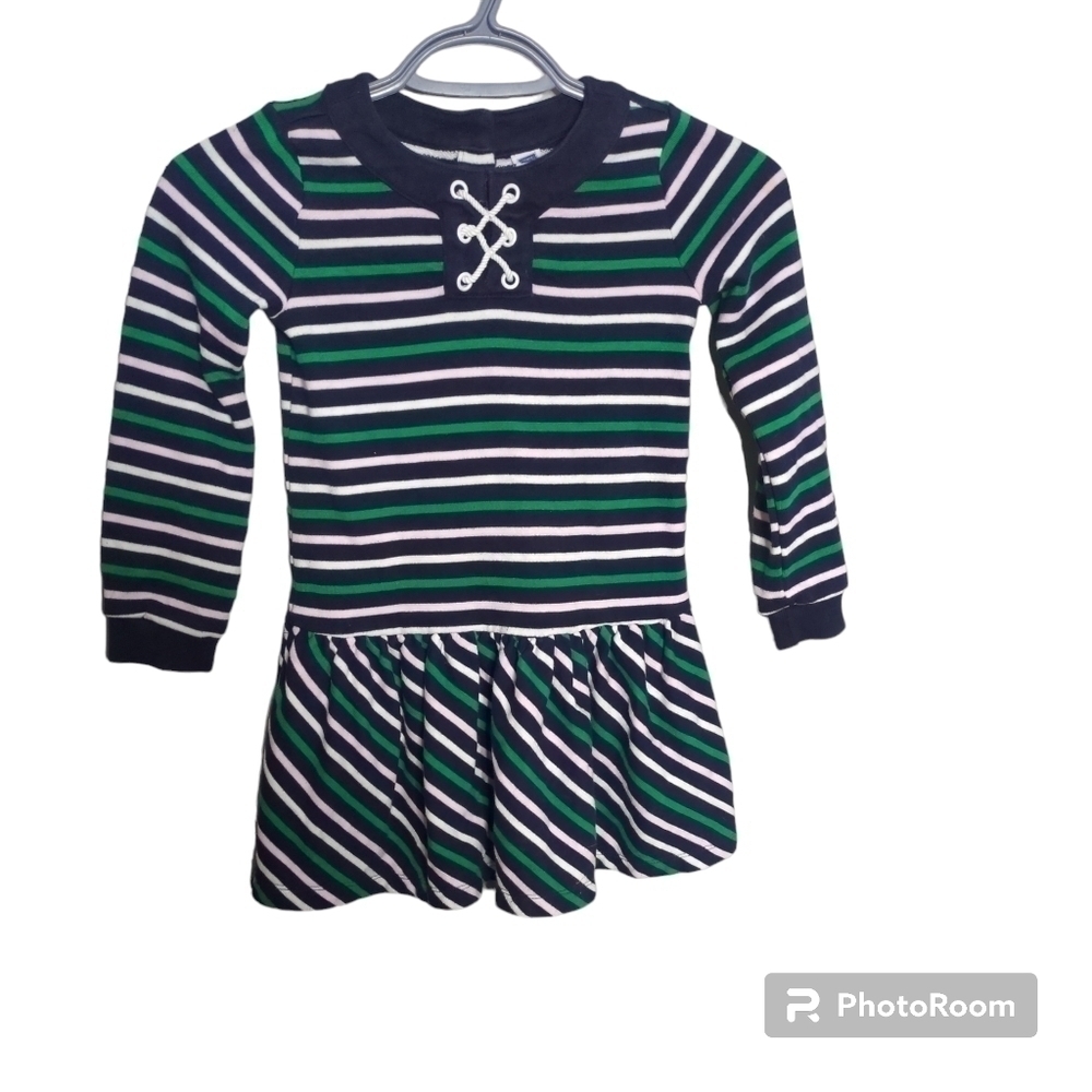 Janie and Jack‎ JJ Winter Sport Rugby Dress Striped Size 5